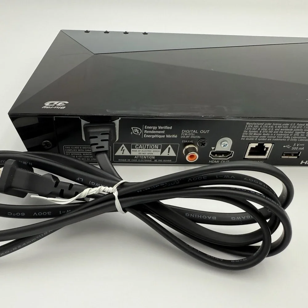 Sony BDP-S5100 3D Blu-ray Disc / DVD Player No Remote